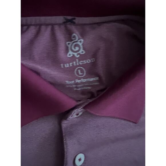 Turtleson Men's Tour Performance Golf Polo Shirt Size L - Picture 3 of 3